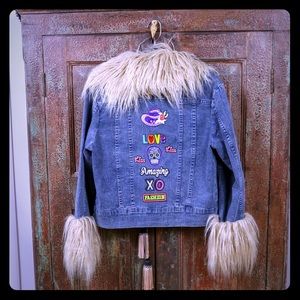 Womens custom denim jean jacket